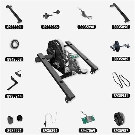Dizajnérska konzultácia: Umiestniť sem obrázok eliptického trenažéra s vyznačenými kľúčovými parametrami.