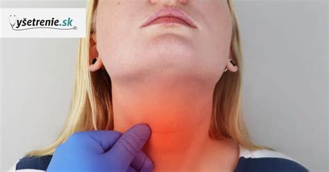 Schéma znázorňujúca štítnu žľazu a jej umiestnenie na krku.