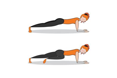 Grafické znázornenie správneho prevedenia cvikov na spodné brucho ako plank, zdvíhanie nôh a bicyklovanie v ľahu.
