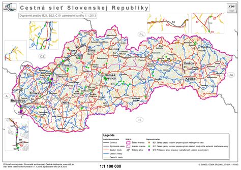 Mapa s vyznačením kúpeľných oblastí na Slovensku