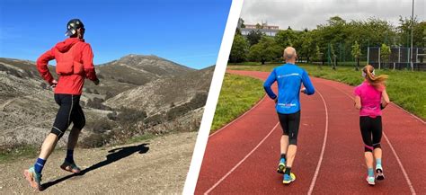 Infografika zobrazujúca rôzne typy bežeckých tréningov s grafickým znázornením intenzity a cieľa