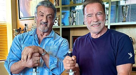 Arnold Schwarzenegger s mentorom Albertom Busekom