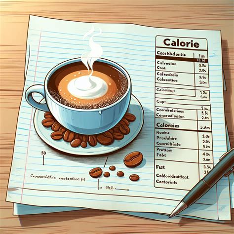 vizualizácia porovnávajúca kalorický obsah kávy s pridaním mlieka a cukru s inými potravinami