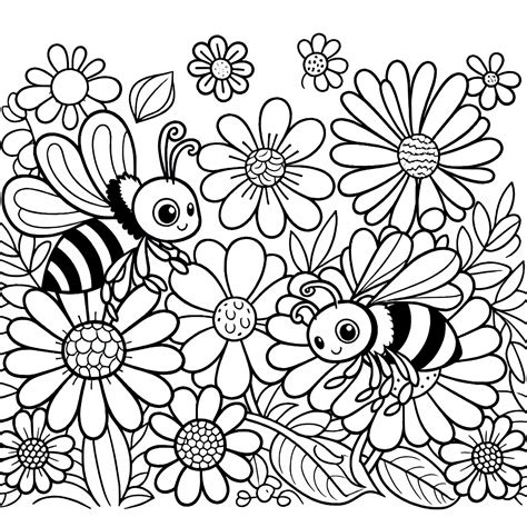 Ilustrácia včiel na kvetoch, symbolizujúca prírodný pôvod medu