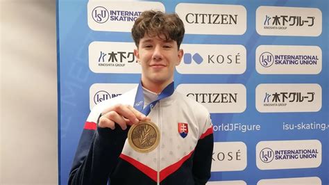 Štefan Havlík s medailou z Majstrovstiev sveta