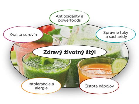 Koláž zdravých potravín a symbolov zdravého životného štýlu (voda, spánok, príroda)