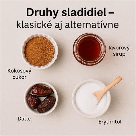prehľadová tabuľka najčastejšie používaných sladidiel v diétnych nápojoch