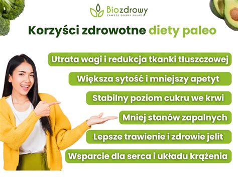 infografika zobrazujúca hlavné princípy paleo stravy a jej benefity
