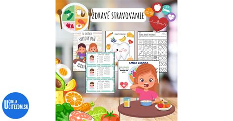 Ilustrácia zdravej a vyváženej stravy.