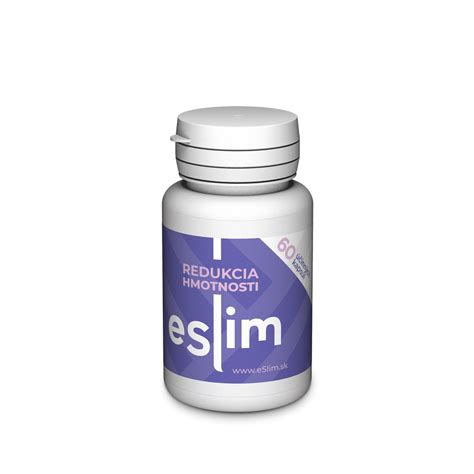 Balenie produktu eSlim s jasne viditeľným zložením.