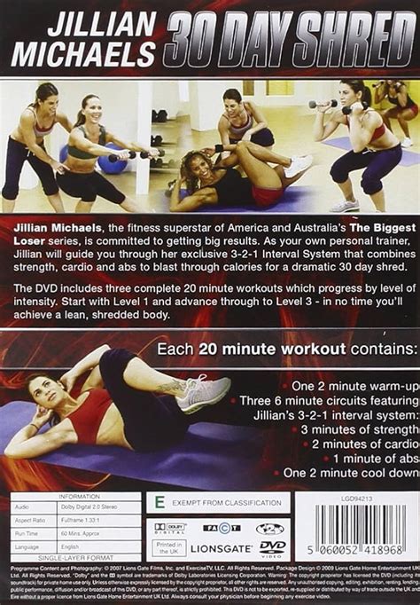 Ukážka cvičenia z programu Jillian Michaels 30 Day Shred
