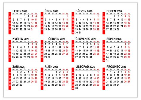 Obrázok zobrazujúci kalendár s vyznačenými 10 dňami