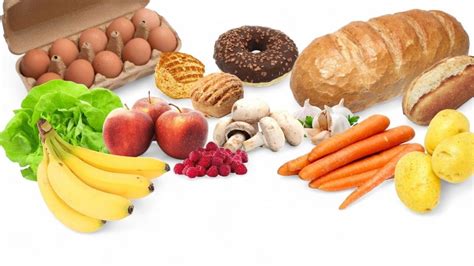 Ilustrácia znázorňujúca zdravé potraviny