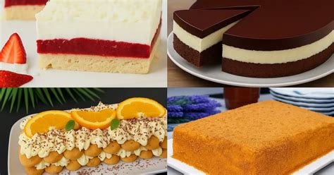 Ilustračná fotografia rôznych low carb koláčov a dezertov