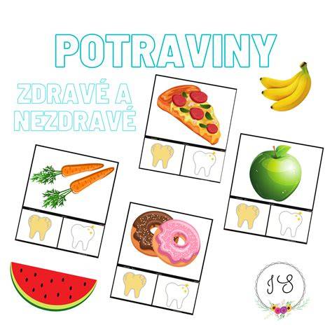 Ilustrácia zobrazujúca zdravé a nezdravé potraviny
