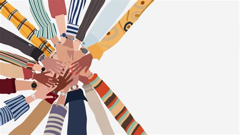 Ilustrácia zobrazujúca skupinu ľudí spolupracujúcich a podporujúcich sa, symbolizujúca komunitu v aplikácii.