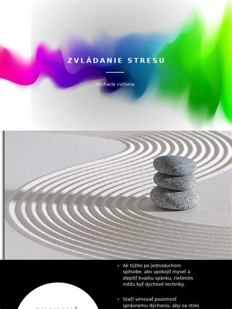 Infografika s tipmi na zvládanie stresu