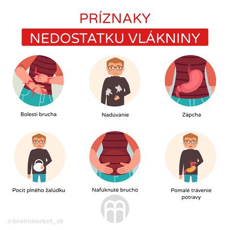 Infografika zobrazujúca účinky vlákniny na trávenie a pocit sýtosti