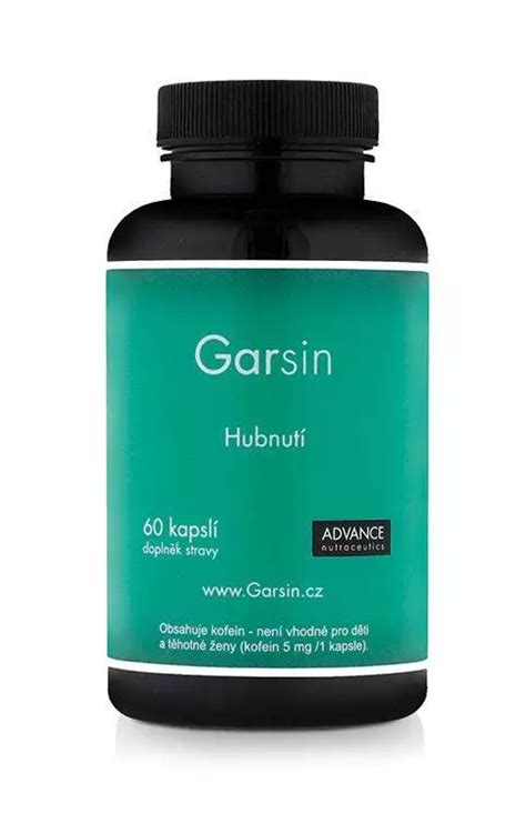 Infografika zobrazujúca zloženie prípravku Garsin a jeho účinky na metabolizmus