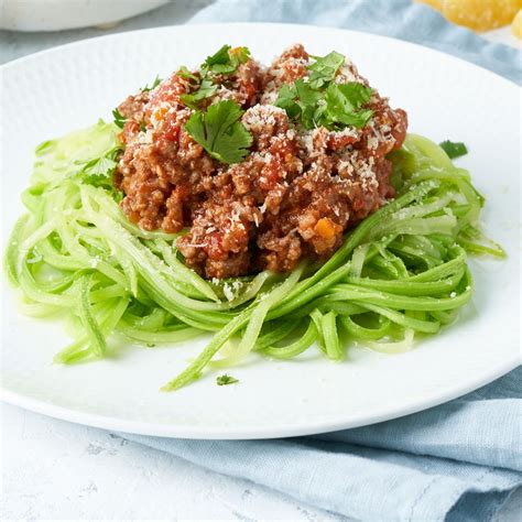 Cuketové špagety s boloňskou omáčkou