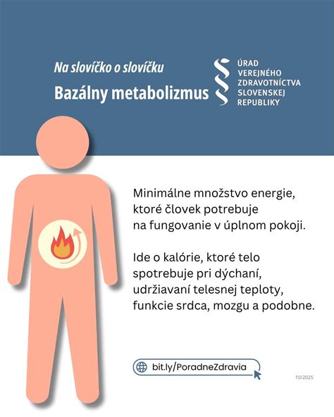 Ilustrácia znázorňujúca rozdelenie energetického výdaja na bazálny metabolizmus, termický efekt stravy a fyzickú aktivitu.