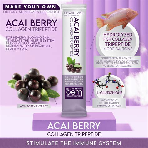 infografika znázorňujúca zloženie a nutričné hodnoty acai berry