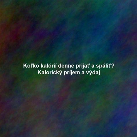 Infografika porovnávajúca kalorický príjem a výdaj