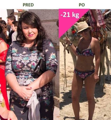 Fotografie ženy v rôznych fázach chudnutia: pred, počas a po dosiahnutí prvých výsledkov.