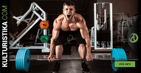 Ilustrácia základných kulturistických cvikov ako drep, mŕtvy ťah a bench press.