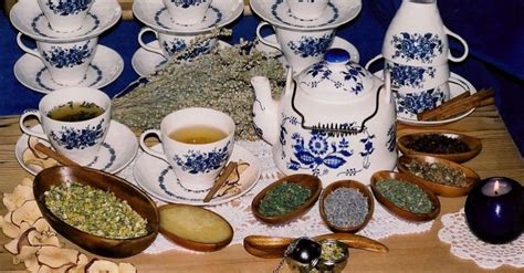 obrázok rôznych druhov čajov a ich benefitov