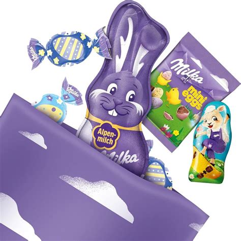 Ilustrácia rôznych druhov čokolád Milka