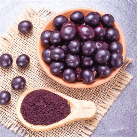 Ilustrácia bobúľ Acai berry