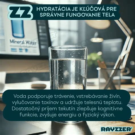 infografika zobrazujúca vplyv hydratácie na fyzický výkon počas cvičenia