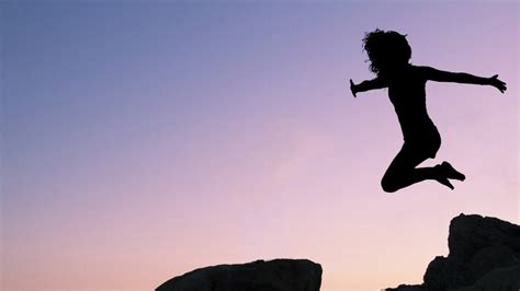 Ilustrácia znázorňujúca radosť z pohybu, napríklad pri tanci.