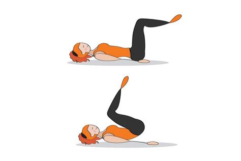 Ilustrácia správneho prevedenia cvikov ako plank, zdvíhanie nôh v ľahu a bicyklovanie v ľahu.