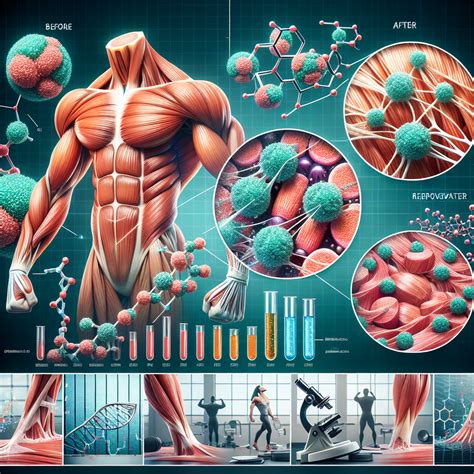 Ilustrácia znázorňujúca proces regenerácie svalov