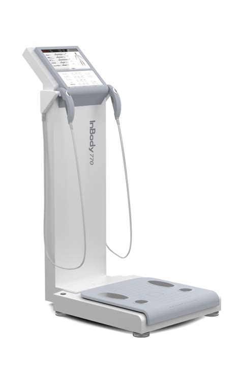 prístroj InBody 770 s výsledkami merania