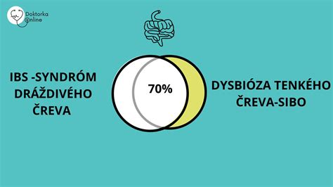 infografika zobrazujúca rôzne faktory prispievajúce k syndrómu dráždivého čreva