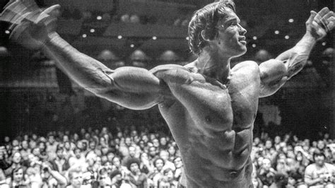 Arnold Schwarzenegger počas súťaže Mr Olympia