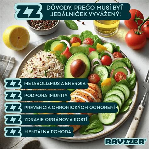 vizualizácia rôznych potravín a nápojov, ktoré podporujú metabolizmus