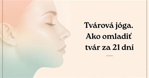 Ilustrácia cvikov tvárovej jogy