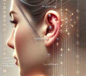 Schéma: Body ušnej akupunktúry spojené s trávením a chuťou do jedla