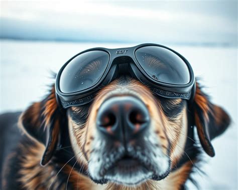 Tematická fotografia psa s dôrazom na oči