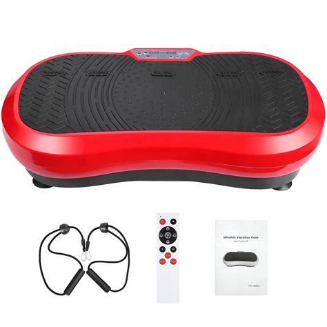 Vibračná plošina s popruhmi a displejom