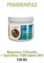 Tabuľka porovnávajúca nutričné hodnoty a kľúčové zložky chlorelly a spiruliny