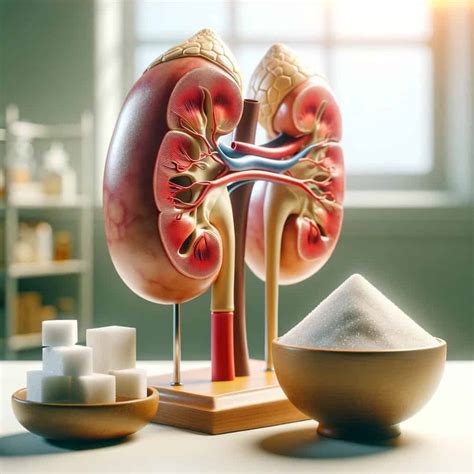 Schéma vplyvu obezity na funkciu obličiek