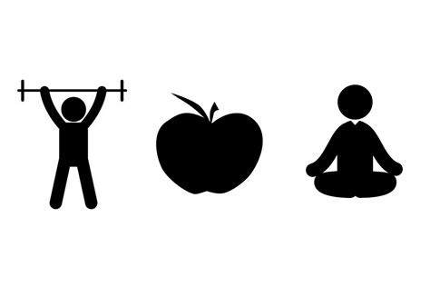 ilustrácia človeka, ktorý si prezerá plán tréningu a stravy