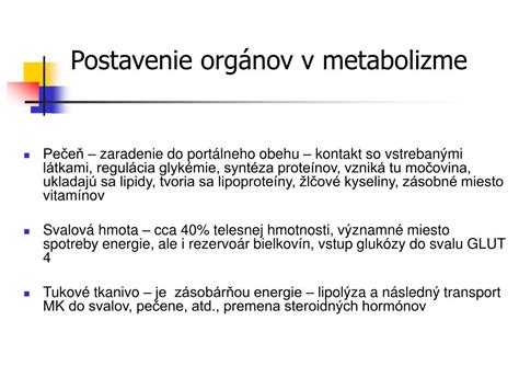 Schéma metabolizmu tukov s vyznačenými aktívnymi zložkami z doplnkov stravy