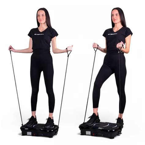 ilustračné foto: vibračná plošina v akcii s cvičiacou osobou