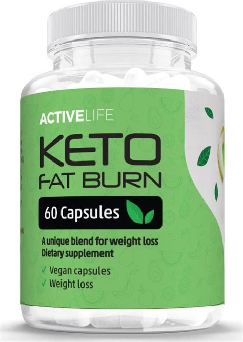 Obal doplnku stravy Activelife KETO FAT BURN.